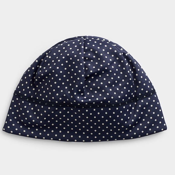 Autrement & Alors polka dot cuffless beanie made in Canada NWT - Picture 9 of 9